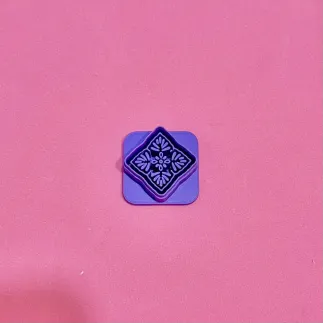 Cortador para arcilla polimérica: azulejo de flores - Lylo Tools