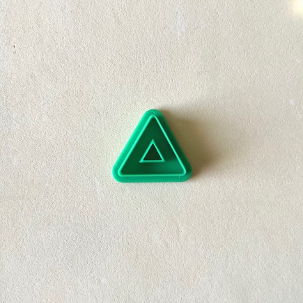 Cortador arcilla polimérica: triángulo exterior - Lylo Tools