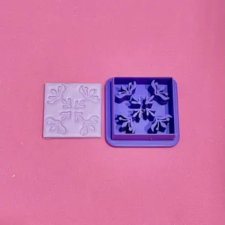 Cortador para arcilla polimérica: baldosa florecillas - Lylo Tools