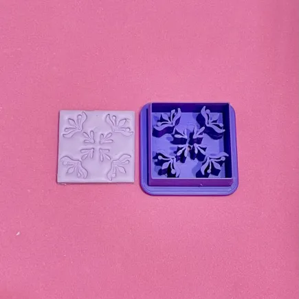 Cortador para arcilla polimérica: baldosa florecillas - Lylo Tools