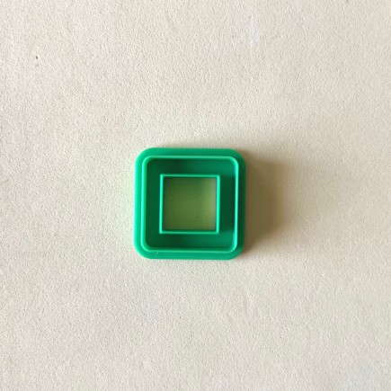 Cortador arcilla polimérica: cuadrado exterior - Lylo Tools