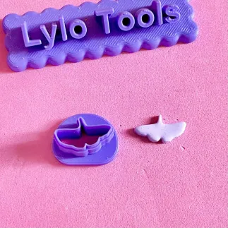 Cortador para arcilla polimérica: hoja ginko biloba - Lylo Tools