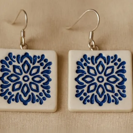 Cortador para arcilla polimérica - baldosa/azulejo explosión floral