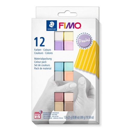 Comprar pack arcilla polimérica FIMO Soft colores pastel - Lylo Tools