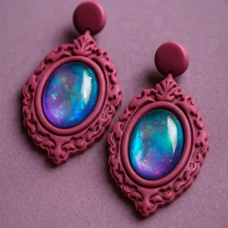 Set cortadores para arcilla polimérica - camafeo victoriano ovalado estilo 2