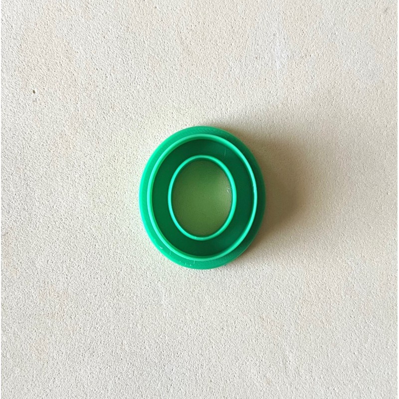 Cortador para arcilla polimérica óvalo exterior