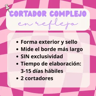 Cortador personalizado para arcilla polimérica - complejo y simétrico - SIN exclusividad