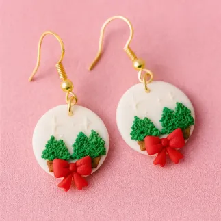 Cortador arcilla polimérica - Bola de cristal Navidad