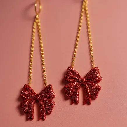 Cortador arcilla polimérica - Doble lazo Navidad