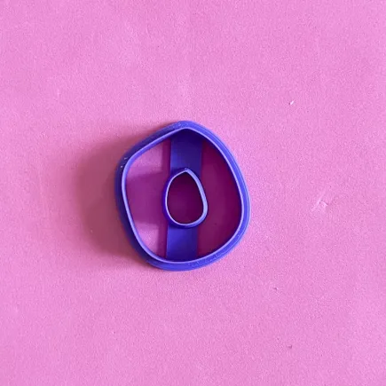 Cortador para arcilla polimérica - Forma orgánica estilo donut