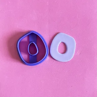 Cortador para arcilla polimérica: Forma orgánica - Lylo Tools