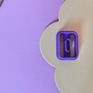 Cortador arcilla polimérica: rectángulo estilo donut - Lylo Tools