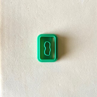 Cortador para arcilla: rectángulo orgánico estilo donut - Lylo Tools