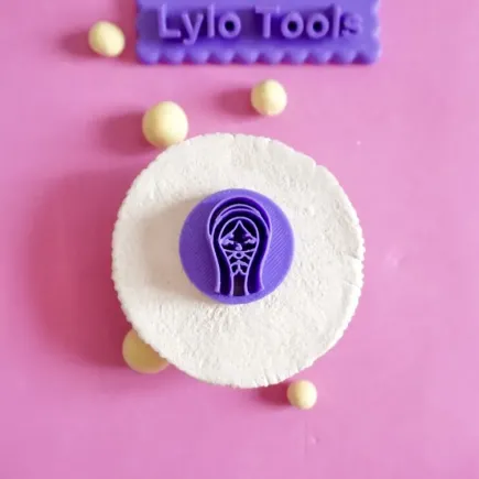 Sello para arcilla polimérica: Virgen estilo 2- Lylo Tools