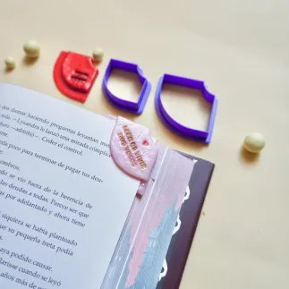 Cortador arcilla polimérica: Marcapáginas de esquina - Lylo Tools