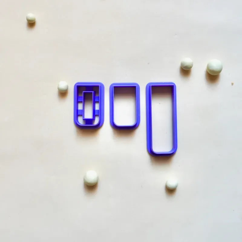 Cortador arcilla polimérica - Marcapáginas de pinza rectangular Cortador arcilla polimérica - Marcapáginas de pinza rectangular