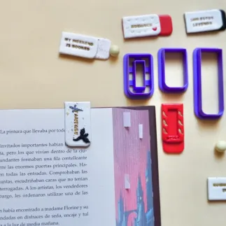 Cortador arcilla polimérica: Marcapáginas de pinza - Lylo Tools