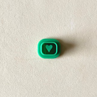 Cortador arcilla polimérica: rectángulo con palabra - Lylo Tools