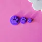 Sello arcilla polimérica - huella perrito