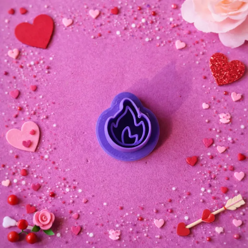 Cortador para arcilla polimérica - fueguito