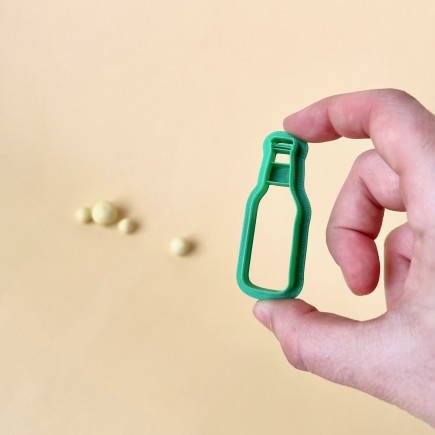 Cortador para arcilla polimérica botellín de cerveza