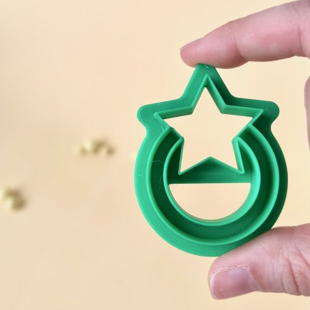 Cortador arcilla polimérica: estrella con aro - Lylo Tools