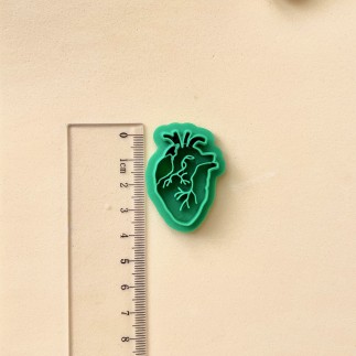 Cortador para arcilla polimérica corazón anatómico