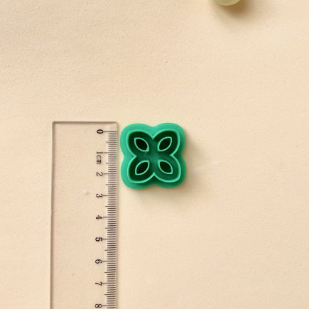 Cortador para arcilla polimérica flor silueta