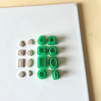 Pack mini cortadores arcilla con borde - Lylo Tools