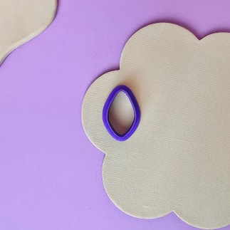 Cortador para arcilla polimérica gota orgánica - Lylo Tools