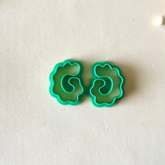 Cortador para arcilla polimérica: forma orgánica ondulada - Lylo Tools