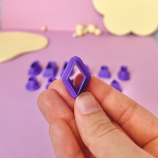 Pack mini cortadores para arcilla polimérica formas básicas