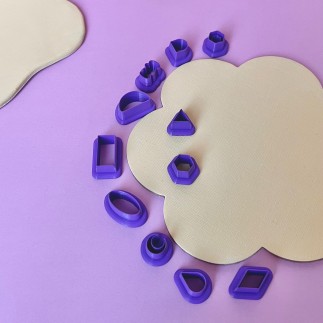 Pack mini cortadores arcilla formas básicas - Lylo Tools