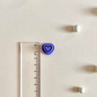 Cortador para arcilla polimérica corazón estampado