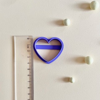 Cortador para arcilla polimérica corazón