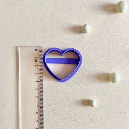 Cortador para arcilla polimérica corazón