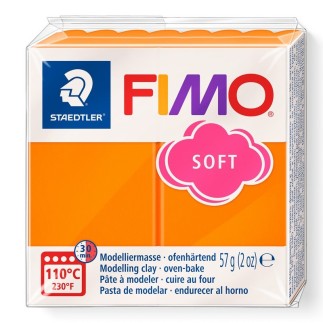 Comprar arcilla polimérica FIMO Soft color mandarina - Lylo Tools