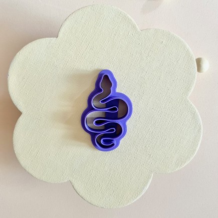 Cortador para arcilla polimérica serpiente