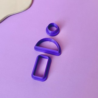 Set de cortadores para arcilla: formas básicas - Lylo Tools