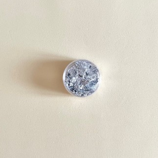 Pan de oro para arcilla polimérica: color plateado - Lylo Tools