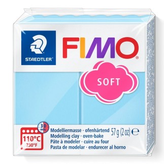 Comprar arcilla polimérica FIMO Soft color azul agua - Lylo Tools