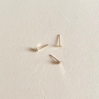 Postes dorados de acero inoxidable para pendientes - Lylo Tools