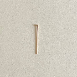 Alfiler con terminación de bola acero inoxidable dorado - Lylo Tools