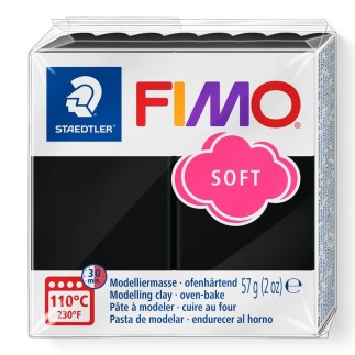 Comprar arcilla polimérica FIMO Soft color negro - Lylo Tools