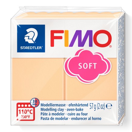 Comprar arcilla polimérica FIMO Soft color durazno - Lylo Tools