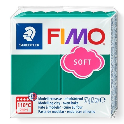 Arcilla polimérica FIMO Soft - Esmeralda