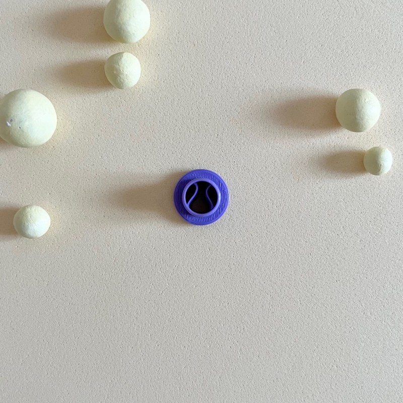 Cortador para arcilla polimérica - pelota de pádel