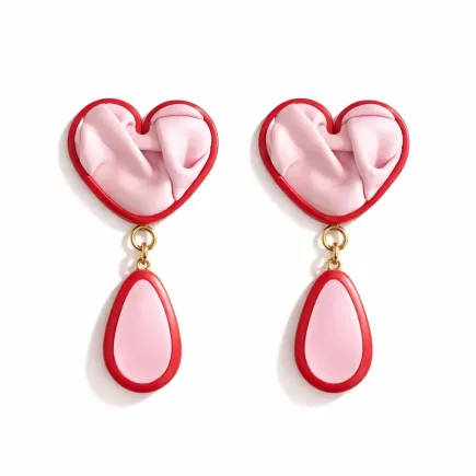 Set de cortadores para arcilla polimérica - corazón sangrante