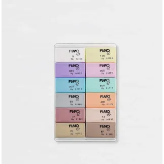 Pack Arcilla polimérica FIMO Soft - 12 Colores pastel