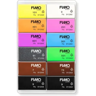 Pack Arcilla polimérica FIMO Effect - 12 Colores neón